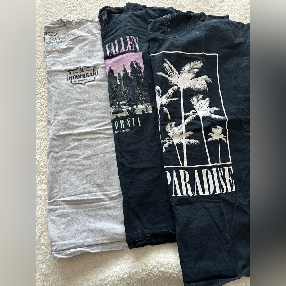 Mens 3 pack tees